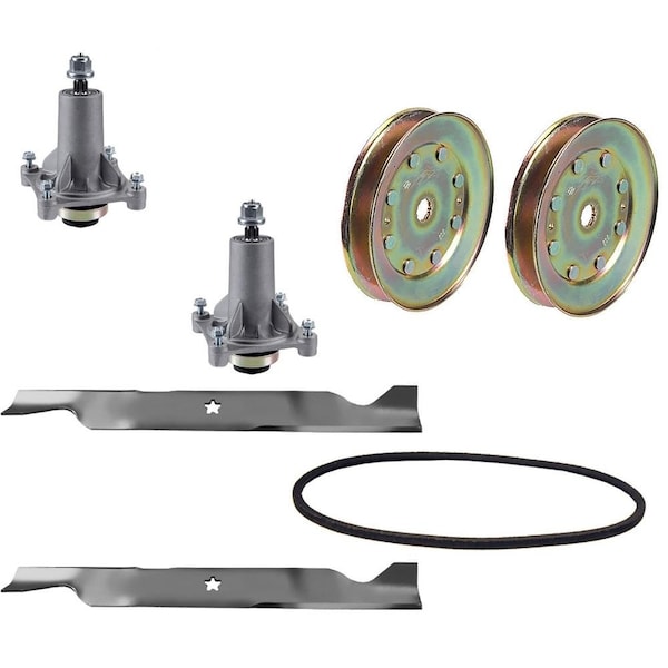 Aic Replacement Parts 46 Rebuild Kit for Ariens Spindle 21546238 Mulching Blade 21546611 Belt Pulley 196103-SPINDLEBLADEPULLEY - main